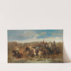 Arabische Reiter am Fluss (ca 1880-90) by Adolf Schreyer