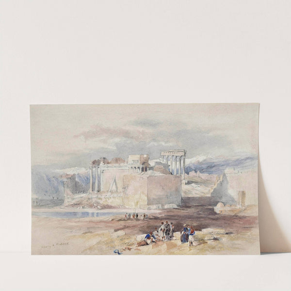 Arabs before Baalbek, the Lebanon by Henry Andrew Harper