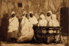 Arabs In Front Of A Café In Biskra