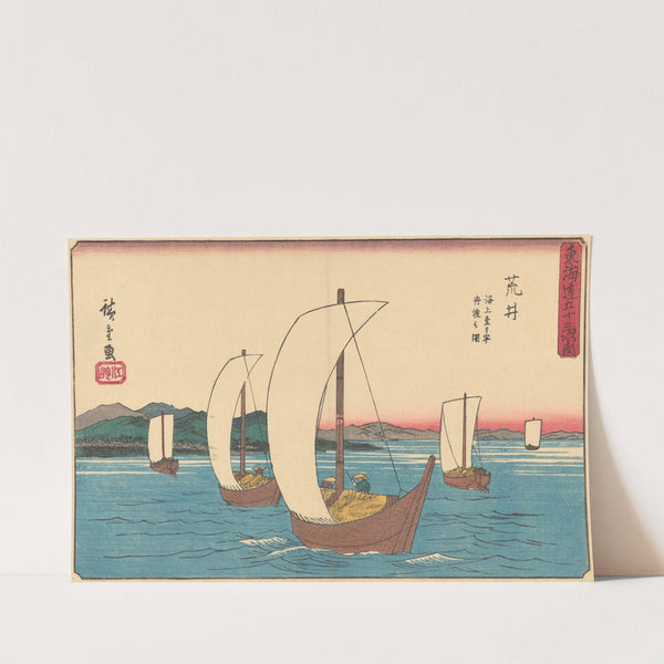 Arai (ca. 1841–1842) by Andō Hiroshige
