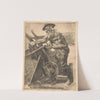 Arbeider met een kruiwagen (1881-1934) by Johannes Josephus Aarts