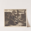 Arbeider met steeksleutel (1881-1931) by Johannes Josephus Aarts