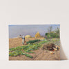 Arbeit auf dem Feld by Hugo Mühlig