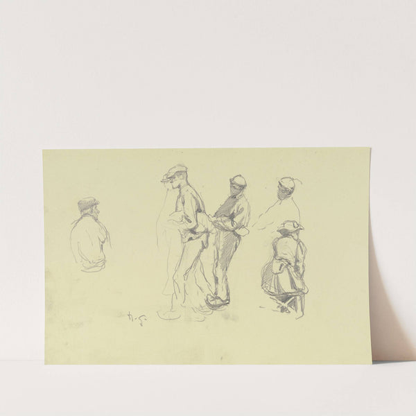 Arbeiter aus der 'Großen Spinnerei von Edam' by Rudolf Gudden