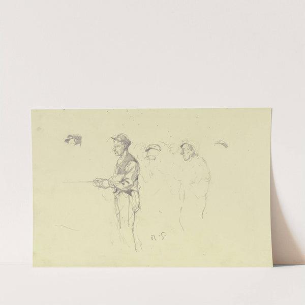 Arbeiter aus der 'Großen Spinnerei von Edam' by Rudolf Gudden