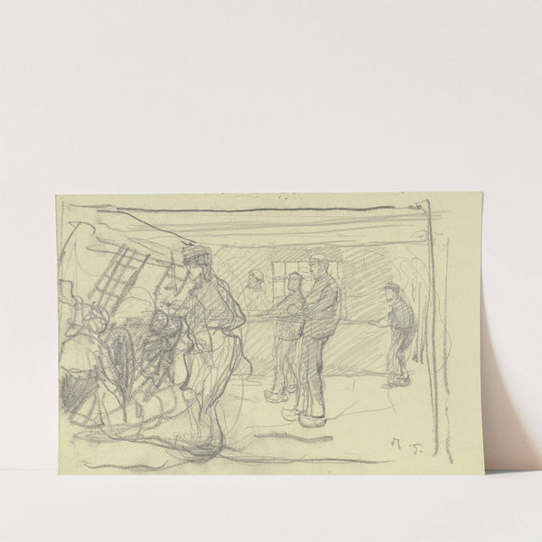 Arbeiter aus der 'Großen Spinnerei von Edam' by Rudolf Gudden