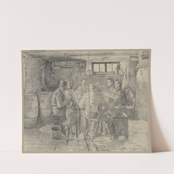 Arbeiter bei der Mahlzeit by Reinhold Werner