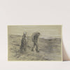 Arbeiter mit Frau von der Feldarbeit heimkehrend by Max Liebermann