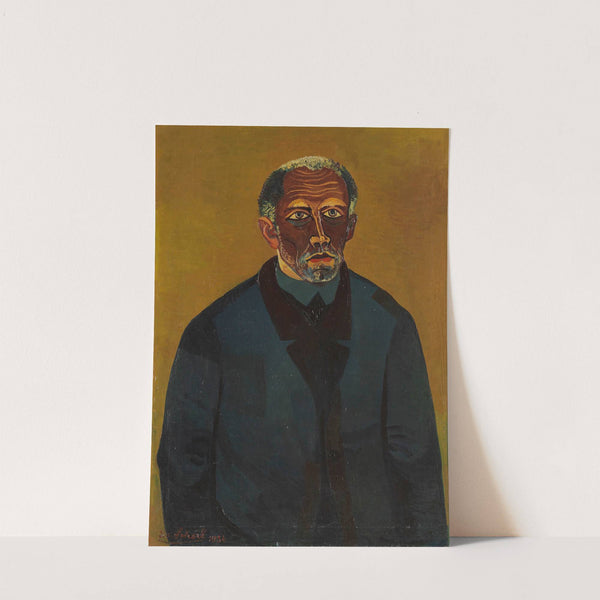 Arbeitsloser in blauer Jacke (Arbeiterbildnis) (1936) by Josef Scharl