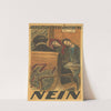 Arbeitszeitverlängerung – Nein (1924) by Florentin Moll