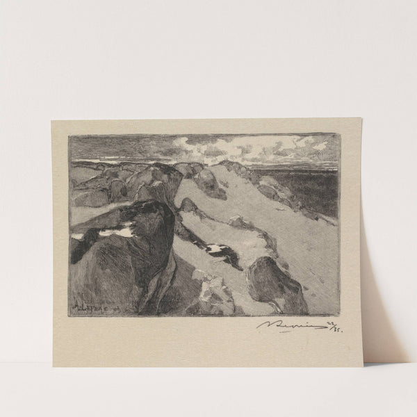 Arbonne, Le Gros Sablon (1890) by Auguste Louis Lepère