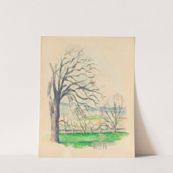 Arbre Dépouillé Au Jas De Bouffan by Paul Cézanne