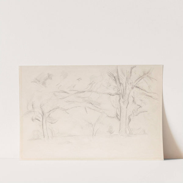 Arbres au Jas de Bouffan (circa 1892 - 1895) by Paul Cézanne