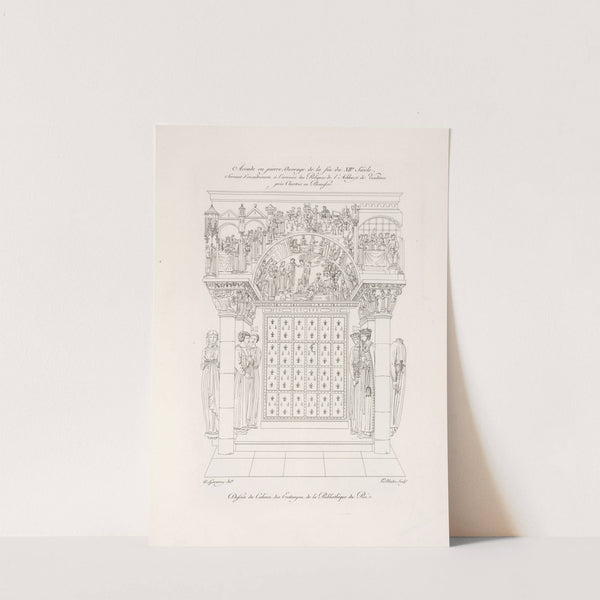 Arcade en pierre, ouvrage de la fin du XIIe. siècle by Nicolas Xavier Willemin