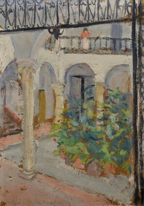 Arcaded Courtyard in a Spanish House