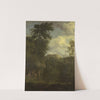 Arcadian Landscape with Diana Bathing by Johannes Glauber