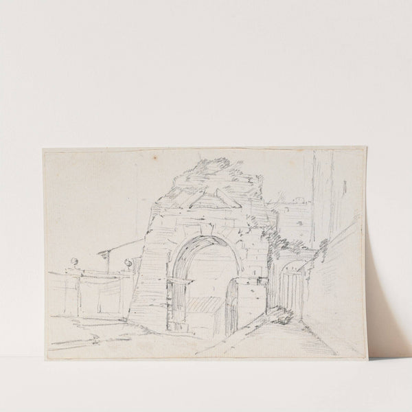 Arch of Drusus near the Appian Way by Joseph-Marie Vien