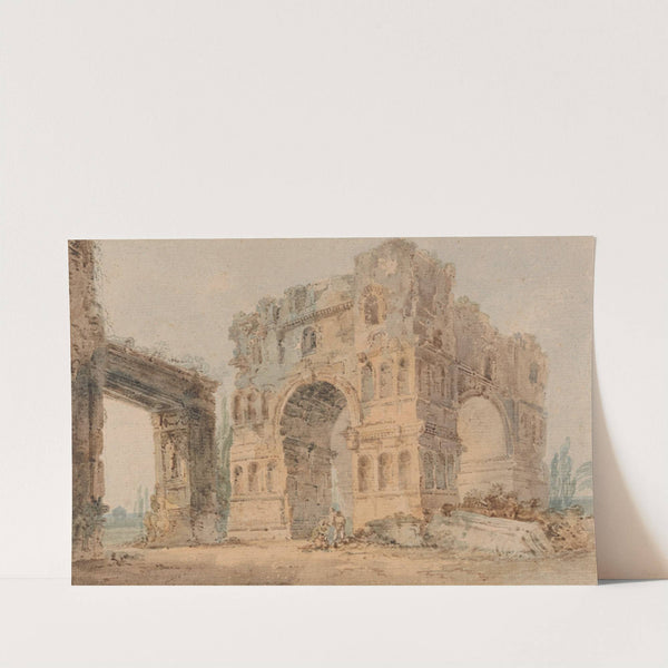 Arch of Janus, after Piranesi by Thomas Girtin