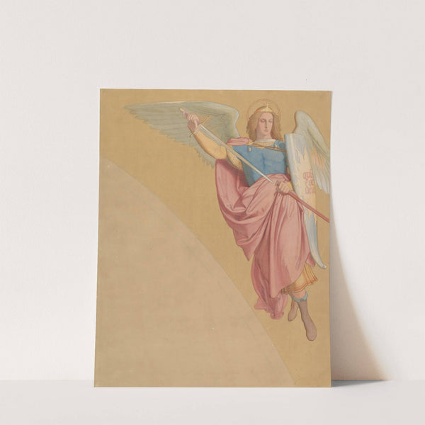 Archangel Drawing a Sword (1825–86) by Eduard von Steinle