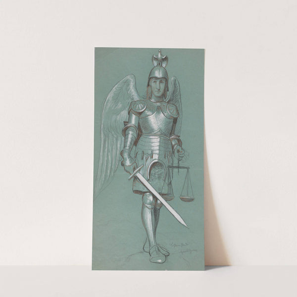 Archangel Michael (1900) by Hans Thoma