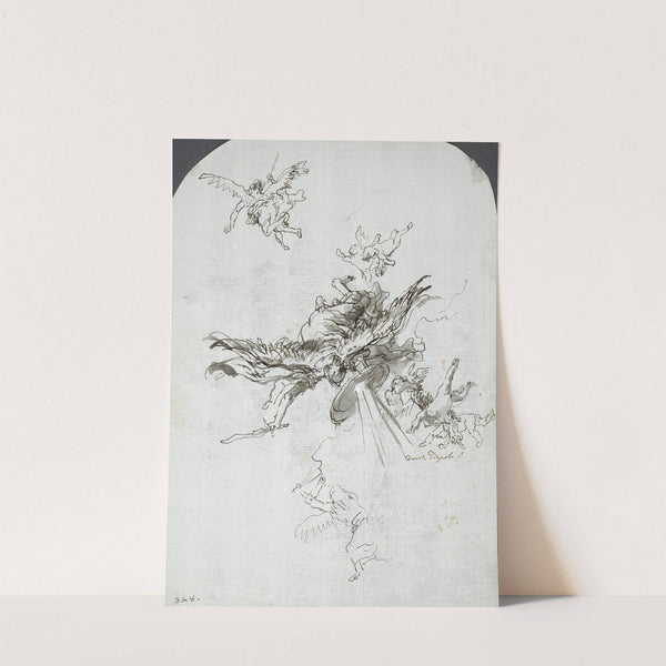 Archangel Michael by Giovanni Domenico Tiepolo