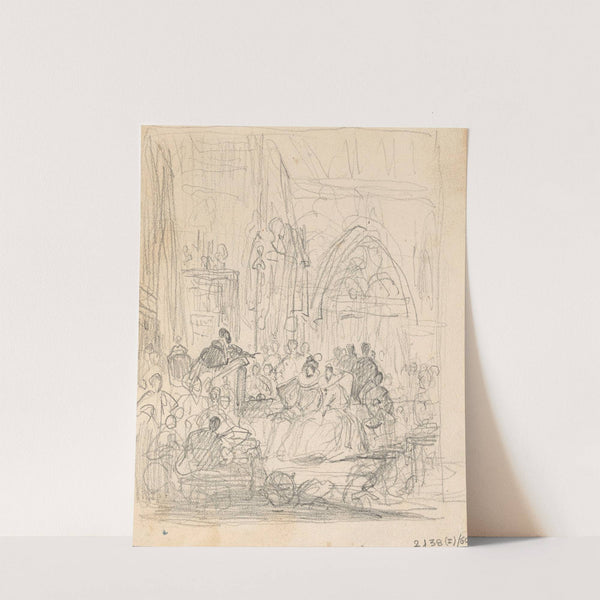 Archdukes Albert and Isabella Attend a Lesson by Justus Lipsius by Nicaise De Keyser