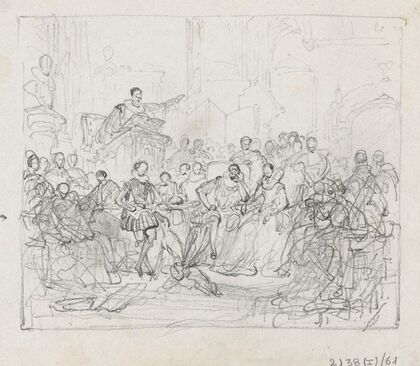 Archdukes Albert and Isabella Attend a Lesson by Justus Lipsius