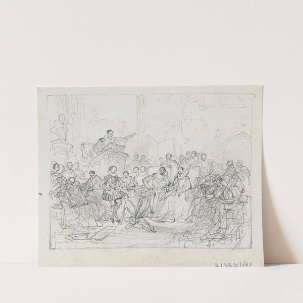 Archdukes Albert and Isabella Attend a Lesson by Justus Lipsius by Nicaise De Keyser