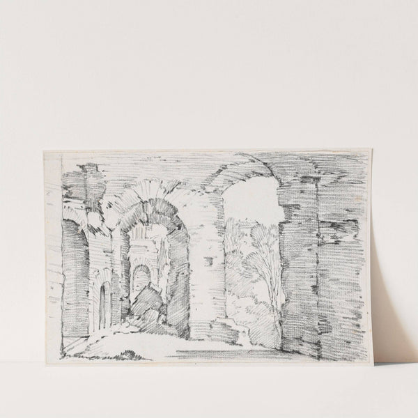 Arched Passageways of a Ruined Building by Joseph-Marie Vien