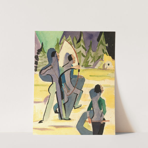 archer (1935) by Ernst Ludwig Kirchner