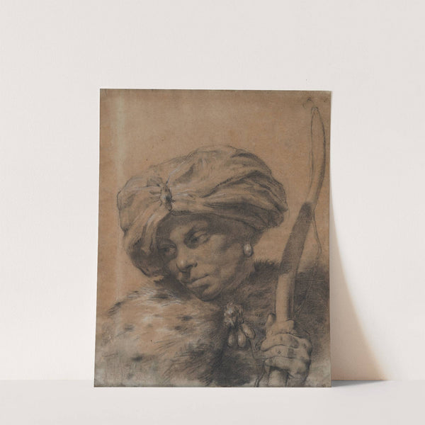 Archer with Turbaned Headdress by Giovanni Battista Piazzetta