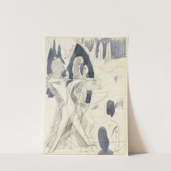 Archers (ca. 1935) by Ernst Ludwig Kirchner