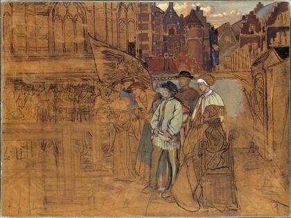 Archery Feast in Antwerp in the 16th Century