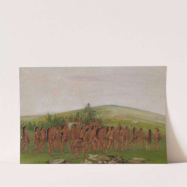 Archery of The Mandan (1835-1837) by George Catlin