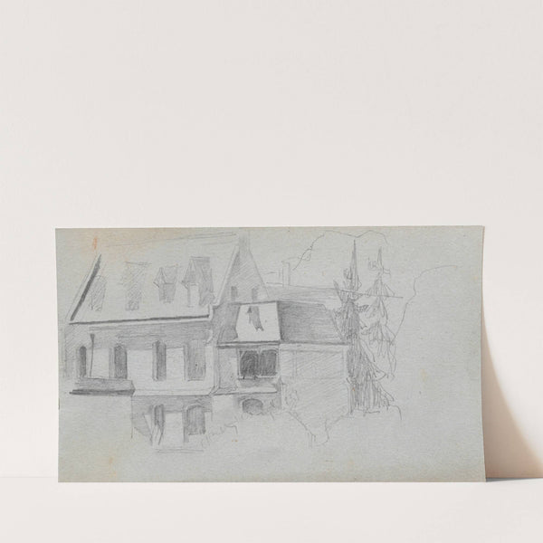 Architechural Study (1860s) by Ernest Meissonier