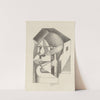 Architectonic Absolute; Head and Houses (Futurista Roma) by Enrico Prampolini