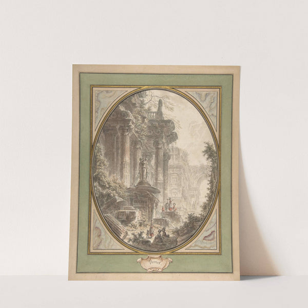 Architectural Capriccio by Jean Henri Alexandre Pernet