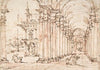 Architectural Capriccio; Vaulted Colonnade of a Palace