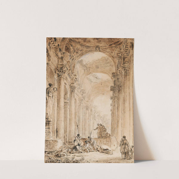 Architectural Composition With Ruins (1776) by Hubert Robert