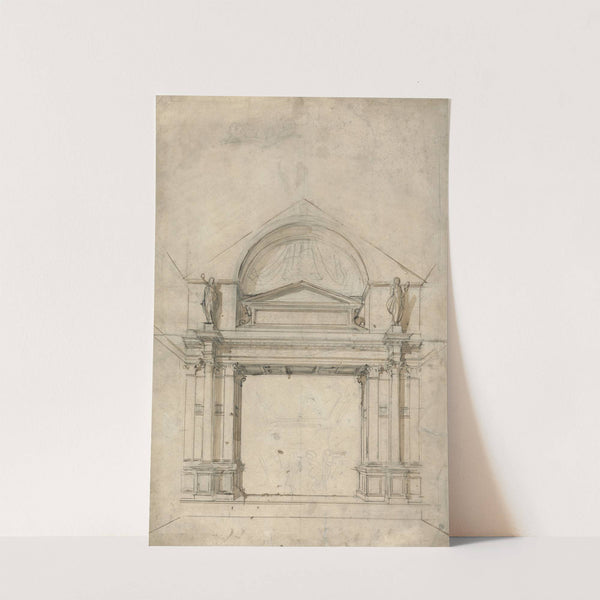 Architectural Design, probably for a church by Alfred George Stevens