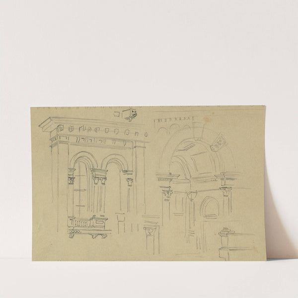 Architectural details by Alfred Rudolph Waud