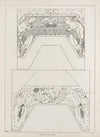 Architectural elements with figures, dogs, and corn