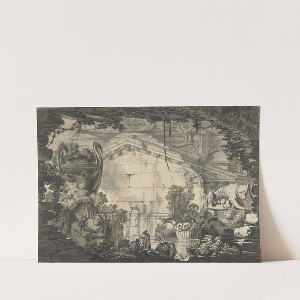 Architectural Fantasy by Johann Ferdinand von Hohenberg