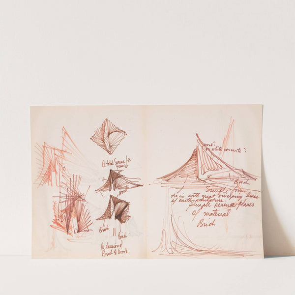 Architectural structures in various materials by Victor Alfred Lundy