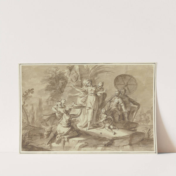 Architectural study by Sebastiano Ricci