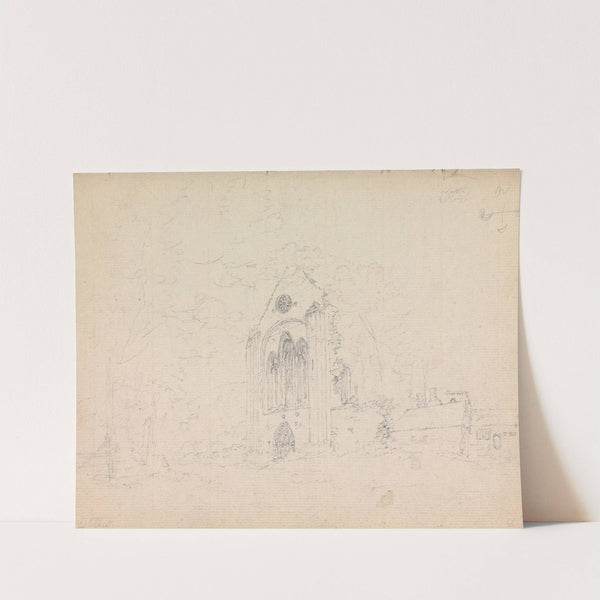 Architectural Study of a Ruined Abbey by James Moore