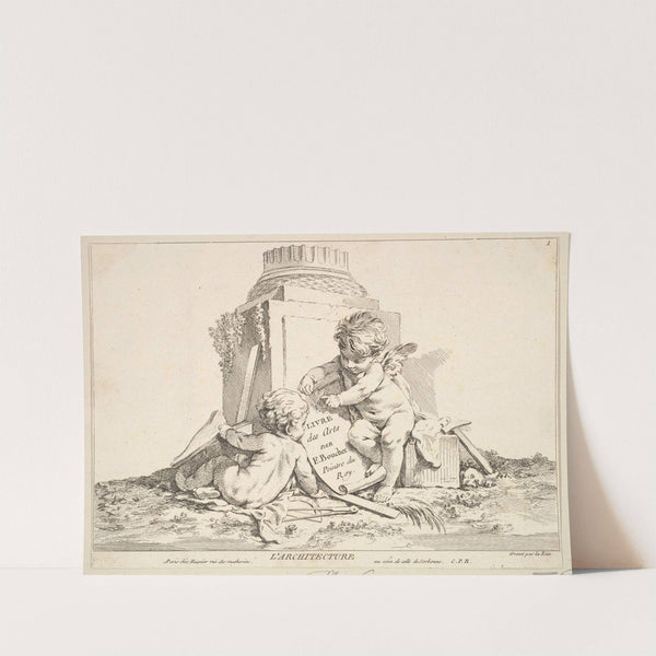 Architecture (After F. Boucher) by Louis-Felix de La Rue