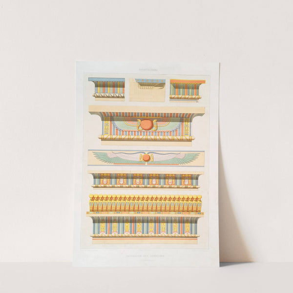 Architecture; décoration des corniches, à divers époques by Émile Prisse d'Avennes