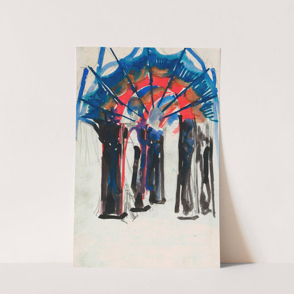 Architectuurstudie (1890) by Carel Adolph Lion Cachet