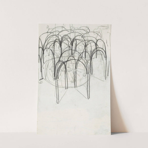 Architectuurstudie (1890) by Carel Adolph Lion Cachet